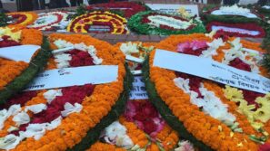 স্মৃতিসৌধে রাষ্ট্রপতি-প্রধানমন্ত্রীর পক্ষে শ্রদ্ধা