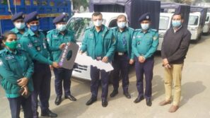 সেবার মান বৃদ্ধি করতে বিএমপি পুলিশে ৪ টি নতুন পিকআপ সংযোজন