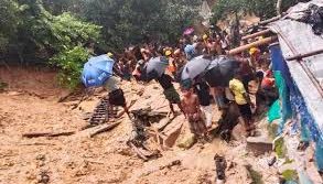 পাহাড় ধ্বস: ৮ রোহিঙ্গাসহ নিহত বেড়ে ১০
