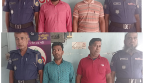 বাবুগঞ্জে সাজাপ্রাপ্ত পলাতক আসামিসহ গ্রেফতার ৪