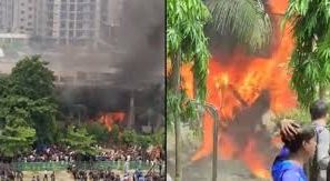 উত্তরায় প্রশিক্ষণ বিমান বিধ্বস্ত, এক শিক্ষার্থী নিহত
