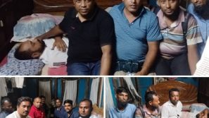 অসুস্থ যুবদল নেতা উজ্জলকে দেখতে ছুটে গেলেন দেহের গতি ইউনিয়ন যুবদল