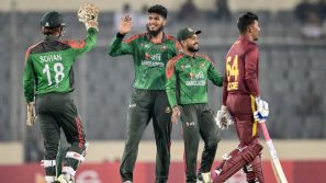 বড় জয়ে ওয়েস্ট ইন্ডিজকে উড়িয়ে সিরিজ জিতল বাংলাদেশ