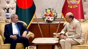 রাষ্ট্রপতির সঙ্গে ভারতীয় হাইকমিশনারের সাক্ষাৎ